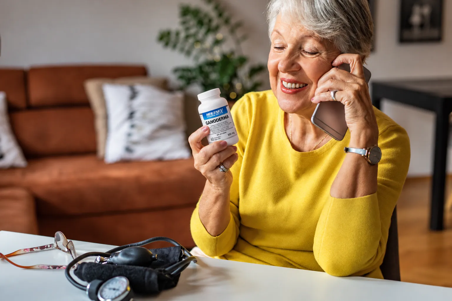 Heilenex customer with Ganoderma supplement